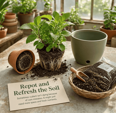 Repot and Refresh the Soil