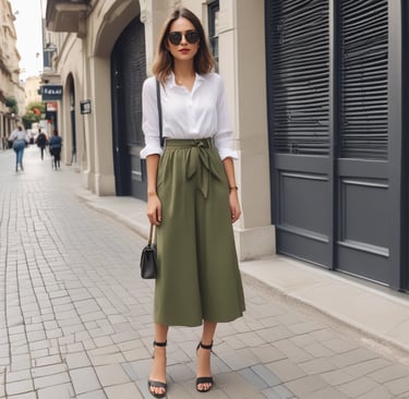 A vibrant outdoor fashion shoot featuring diverse models.