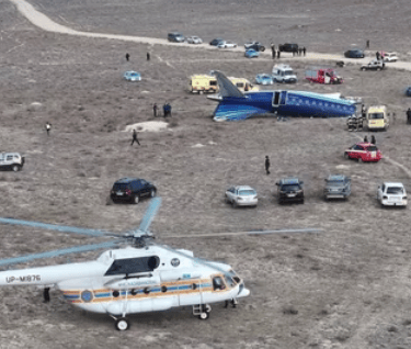 Azerbaijan Airlines Plane Crashes in Kazakhstan, Igniting Fireball and Global Concern