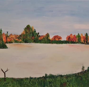 Réf : PAY221123. Couleurs automnales. 44x33cm. 100€