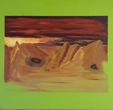 Réf : SUR240415. D'après "Seul sur mars". 40x33cm. 90€. 