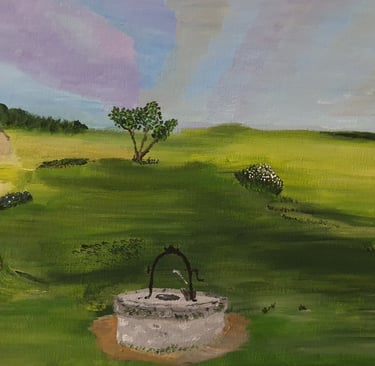 Réf : PAY250519. Réveil sur le Morvan. 44x33cm. 150€.