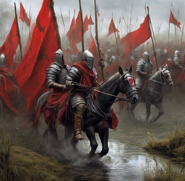 a man in a suit and a red capel