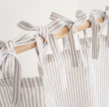 Tête de rideau à nœuds