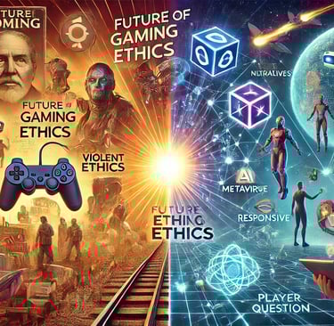 a evolução da ética nos games, desde polêmicas passadas até desafios futuros com IA e metaverso.