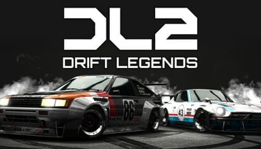 a couple of cars with the words drift legend