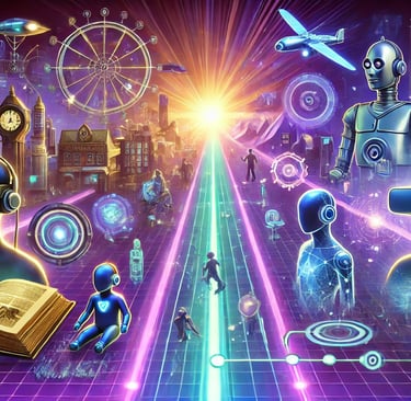 tendências futuras em jogos adaptados, como realidade virtual, IA e interações de realidade aumentad