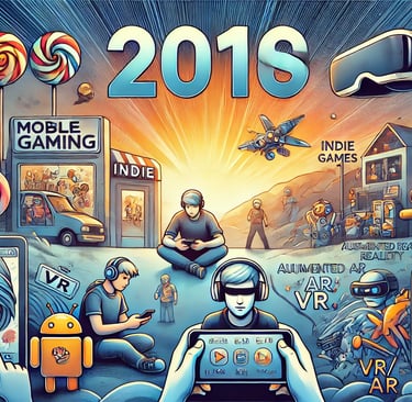 mobile gaming, jogos indie e tecnologias de VR/AR com um ambiente integrado.
