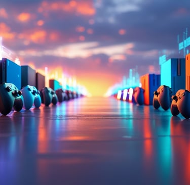 transição entre gerações de consoles, com Switch 1, PS4 e Xbox One à esquerda e Switch 2, PS5 e Xbox
