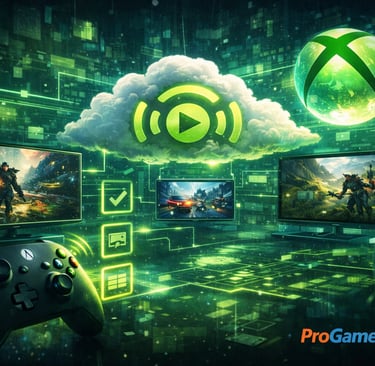 Cloud gaming do Xbox integrando múltiplos dispositivos em um ecossistema digital unificado