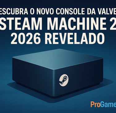 Steam Machine 2026 com frase de encerramento simbólica da conclusão.