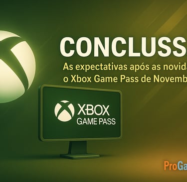 Ilustração horizontal com logo Xbox, Game Pass
