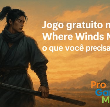 Guerreiro wuxia ao pôr do sol simbolizando o encerramento do artigo sobre Where Winds Meet.