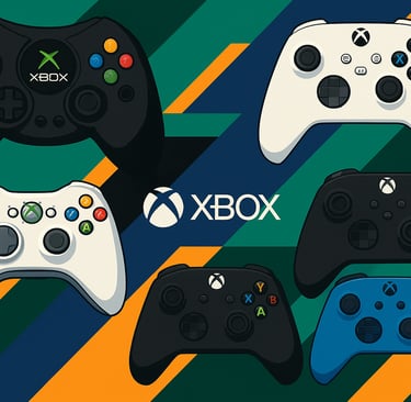 Evolução dos Controles Xbox