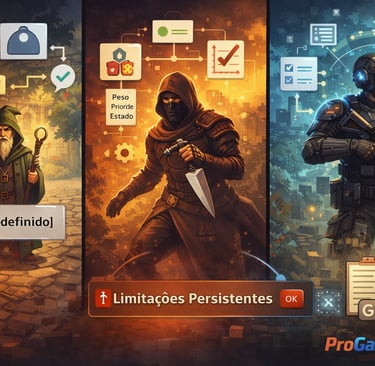 Ilustração mostrando a evolução dos NPCs de scripts rígidos até sistemas GOAP