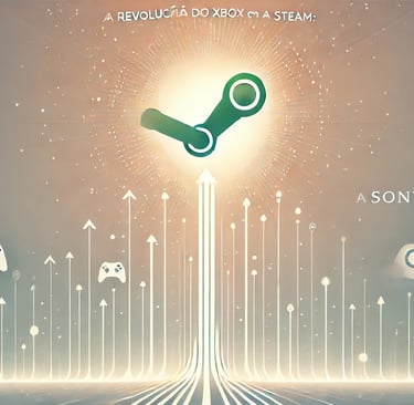 otimismo e crescimento no mercado de games com a integração do Xbox e Steam.