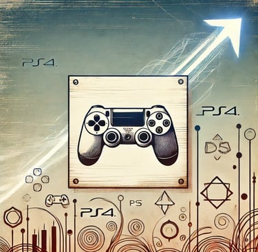 a video game controller with a video game controller