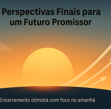 Encerramento otimista com foco no amanhã.