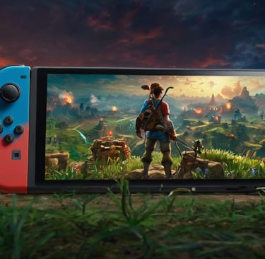 a nintendo switch lite game console controller with a nintendo switch