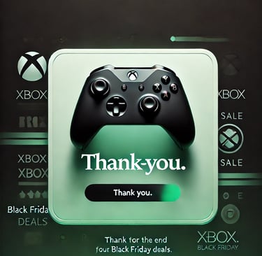 a thank card with a thank message on it