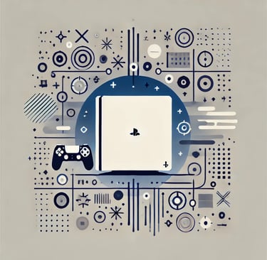 a computer monitor with a video game controller