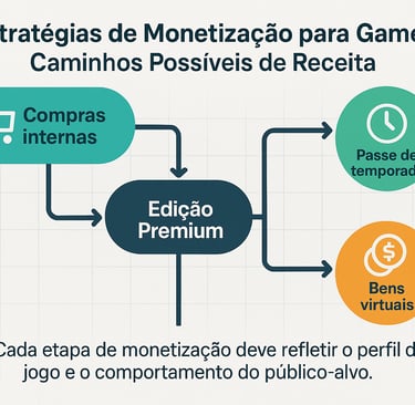 Cada etapa de monetização deve refletir o perfil do jogo e o comportamento do público-alvo.