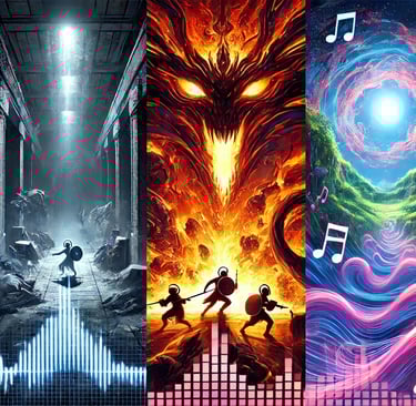Representando a interação da trilha sonora com o gameplay em diferentes gêneros de jogos: terror.