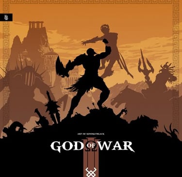 a poster of a man in a warrior costume
