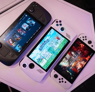 a couple of nintendo wii game controllers sitting on a table