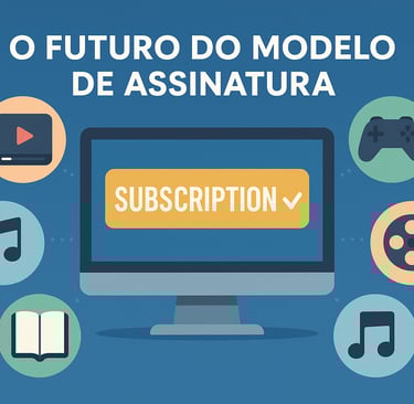 serviços por assinatura com foco em jogos, mídia e entretenimento digital.