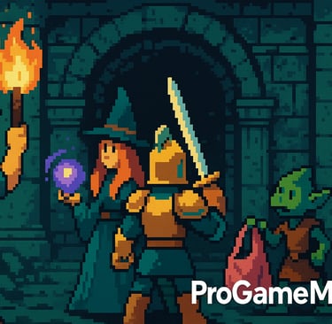 Personagens de jogos retrô em pixel art reunidos em volta de um console Switch.