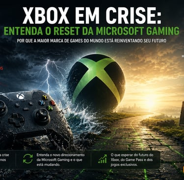 Imagem mostra crise e recomeço estratégico do Xbox.