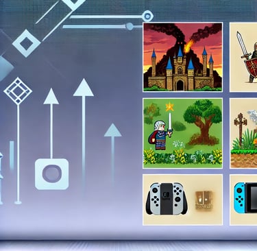 a video game with a video game controller