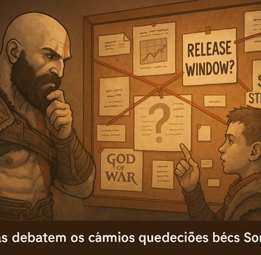 Previsões sobre a data e estratégia do novo God of War.