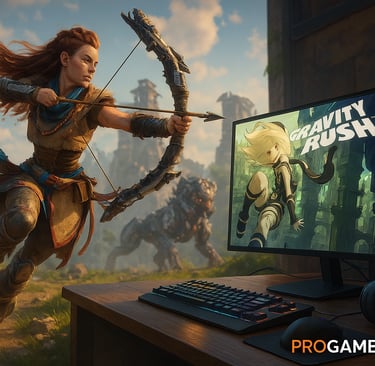 Aloy e Gravity Rush representam a chegada ao PC.
