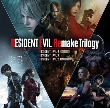 a video game of resident evil - looking resident evil - looking resident evil - looking
