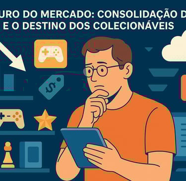 impacto da digitalização no futuro dos colecionáveis de videogames.
