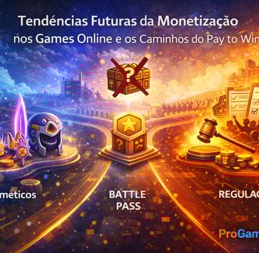 Ilustração sobre tendências futuras da monetização e possíveis transformações do pay to win
