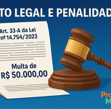 Documento legal e martelo de juiz representando multas da lei das loot boxes no Brasil.