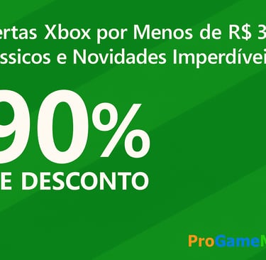 Banner verde com destaque para 90% de desconto .