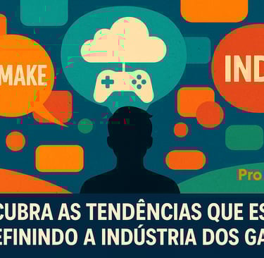 Jogador observa ícones de tendências como remake, indie e nuvem.  Deseja agora a versão compilada.