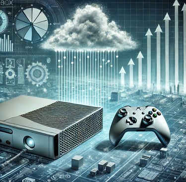 a video game console with a controller and a controller