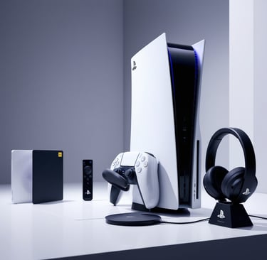 a video game console with a controller and a controller