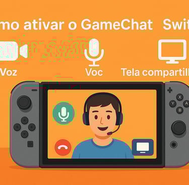 Com o novo GameChat, o Switch 2 transforma sua experiência multiplayer com comunicação integrada