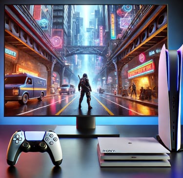 a video game console with a controller and a controller