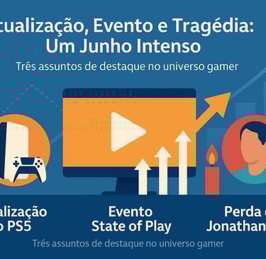 Três acontecimentos distintos, mas igualmente relevantes para o universo gamer.