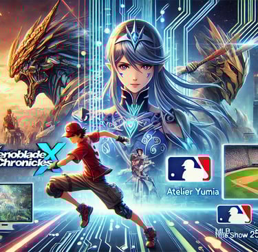 a video game with a woman in a red shirt