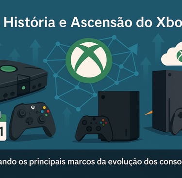 Explorando os principais marcos da evolução dos consoles Xbox.