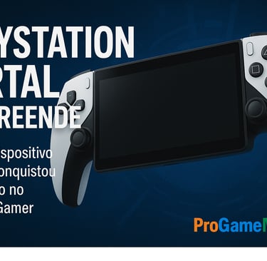 Banner horizontal com o PlayStation Portal em destaque e título do artigo