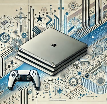 a video game console with a controller and a controller